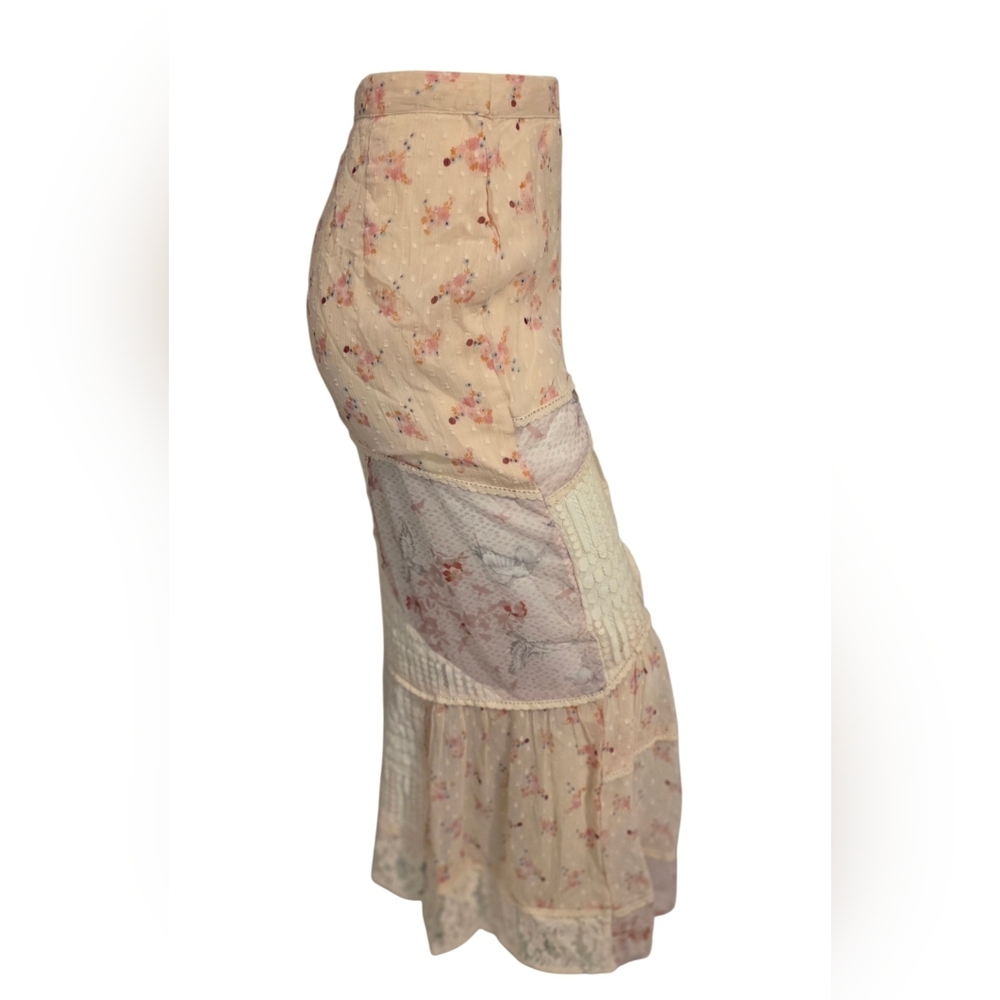 Free People Daniella Lace Maxi Skirt White Size XS NWT - Picture 6 of 15
